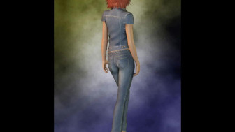 3d Babe in Denim

