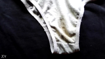 Spunk on Girlfriends slutty Panty
